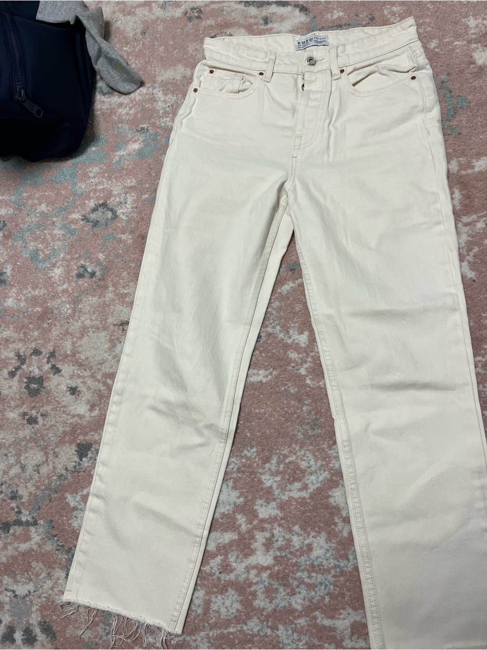 Primark White Straight-Leg Jeans